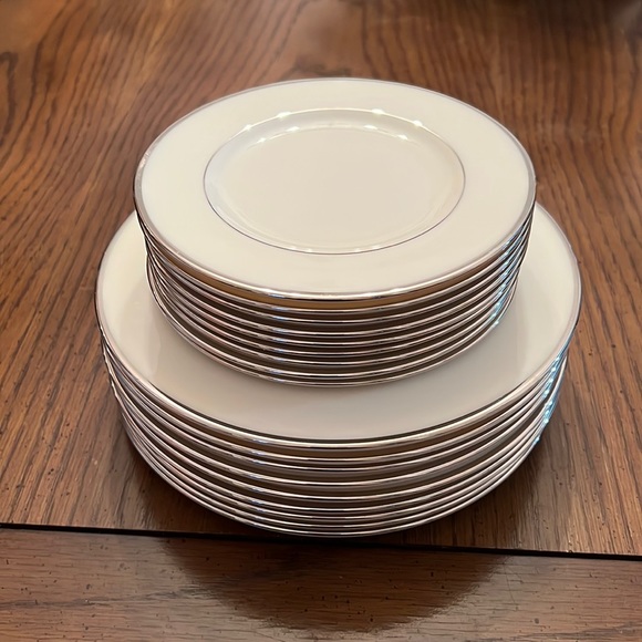 Lenox Montclair salad and bread and butter plates set of 9